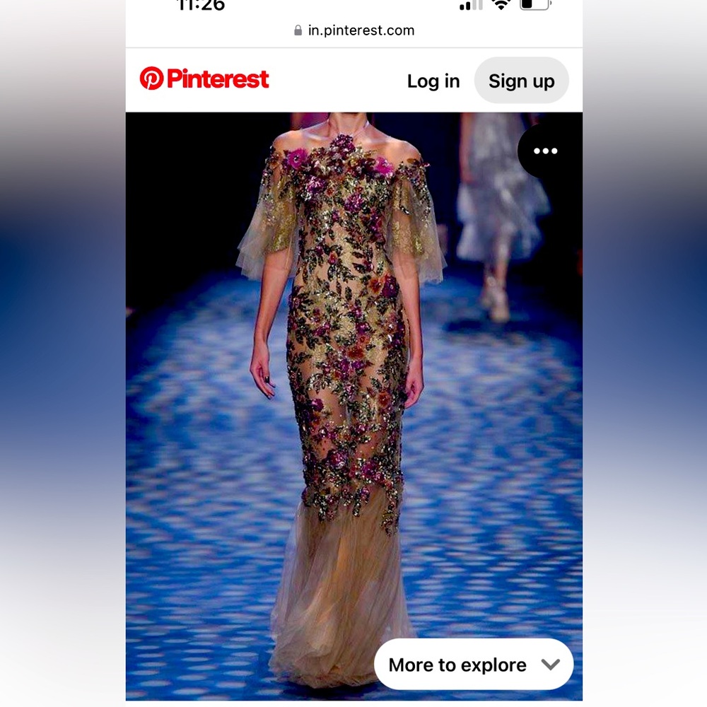 Haute Couture MARCHESA dress off the runway!!!